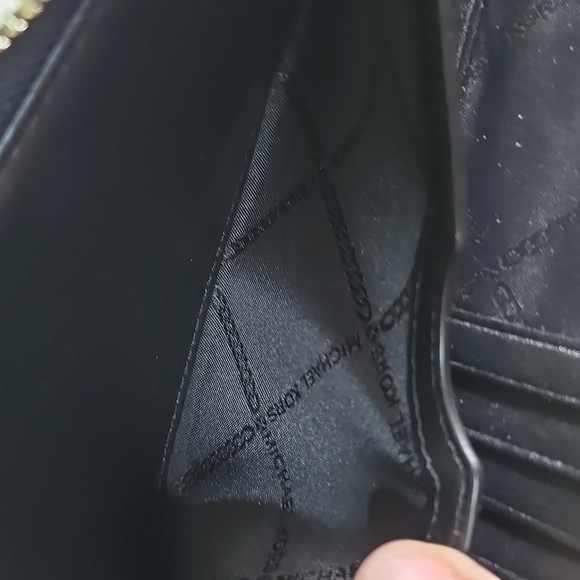 Michael Kors Black and Gray Women's Wallet - Picture 7 of 9